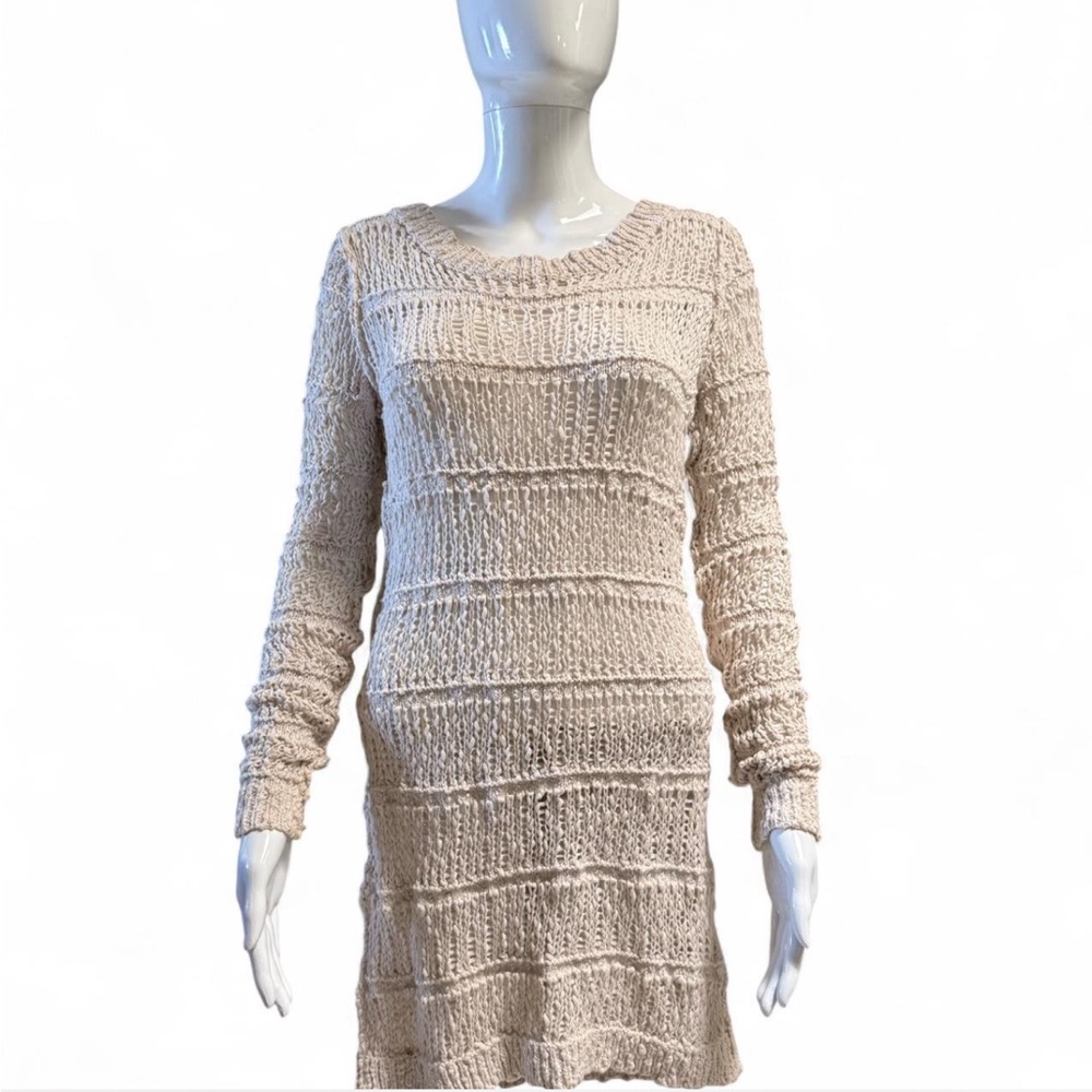 All Saints Cream Knit Dress